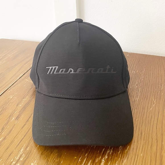 Maserati Black Logo Racing Hat - Picture 1 of 5